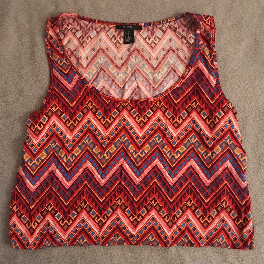 Forever 21 patterned tank top!